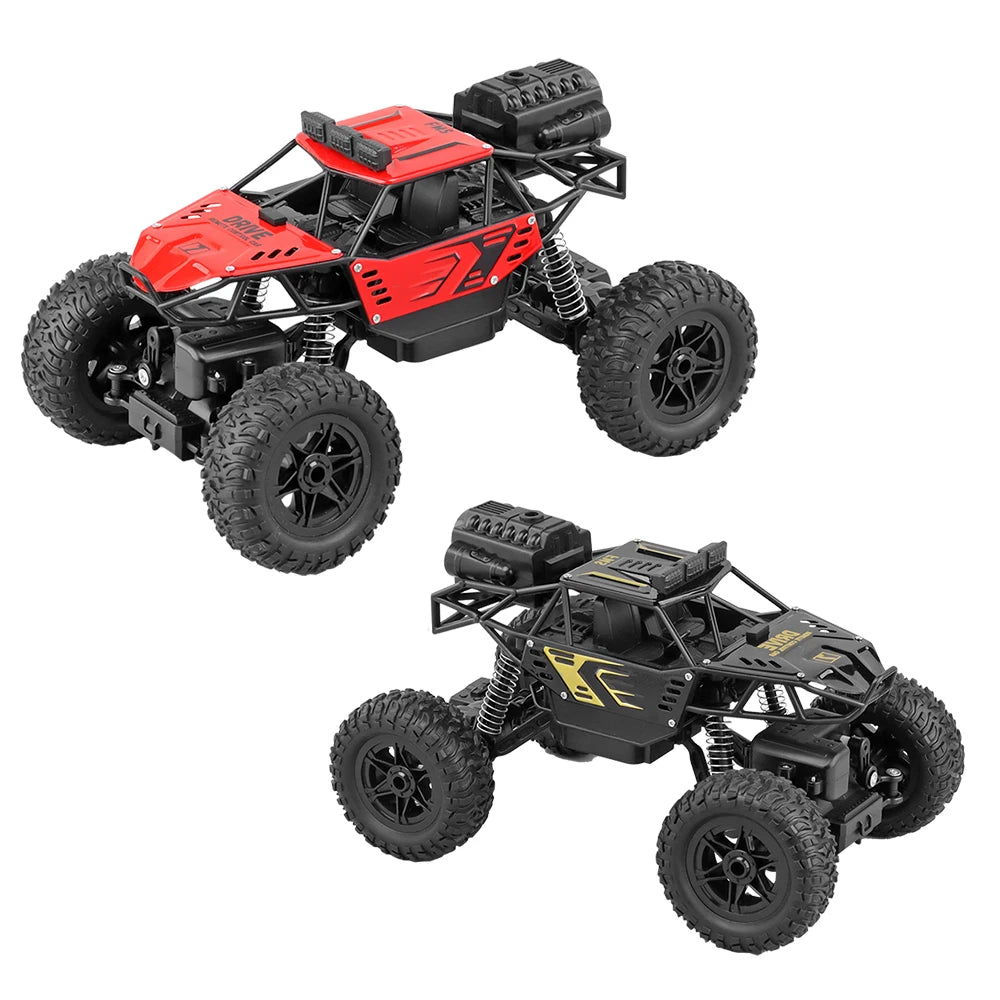 Big 4/6WDRC CAR with Led lights 2.4G Cross-country Climbing Spray Racing Car Remote Control Electric Car Fall Resistant Boy Toys