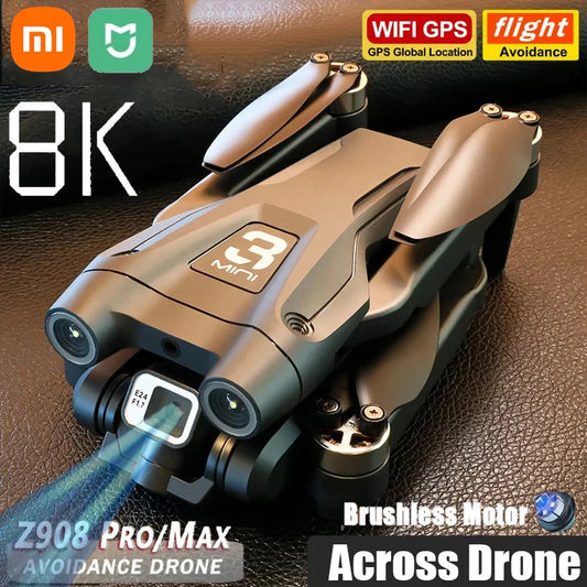 Xiaomi MIJIA Z908Pro Max Drone Brushless Motor Dual 8K Professional GPS WIFI FPV Obstacle Avoidance Folding Quadcopter Rc 9000M